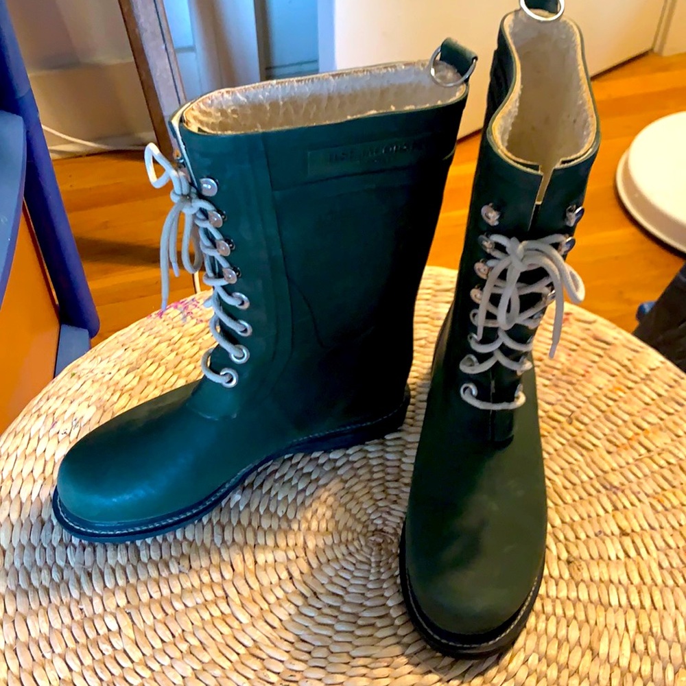 COPY - Ilse Jacobsen 3/4 rubber boot Army color size 38
